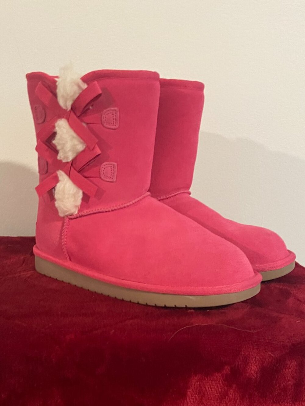 KOOLABURRA UGG -- Pink Booties Size 5